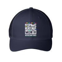 Awesome Hispanic Heritage Month Retro Shirt All Latin Countries Flag H Mesh Cap | Artistshot