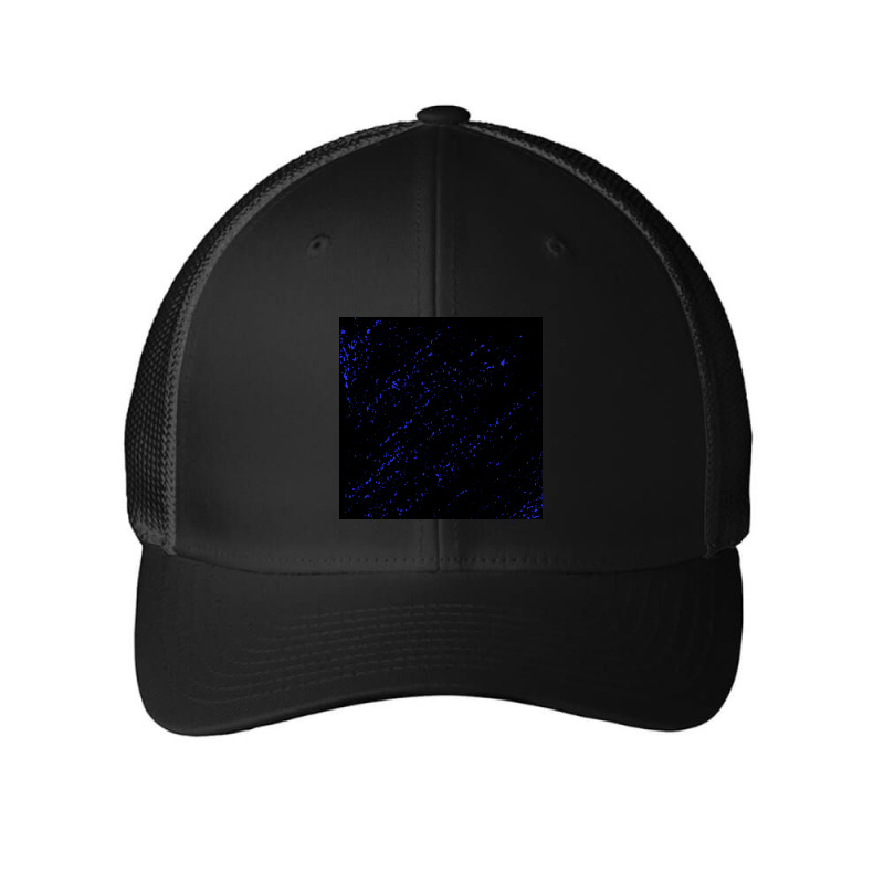 Blue Shine Over Dark Background Mesh cap by American choice | Artistshot