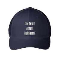 Take The Fall! Act Hurt! Get Indignant! Mesh Cap | Artistshot