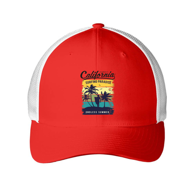 California Surfing Paradise,seal Beach California California Beach Sur Mesh cap by nbobatiga | Artistshot