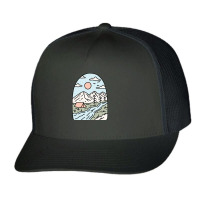 Camping Trucker Cap | Artistshot