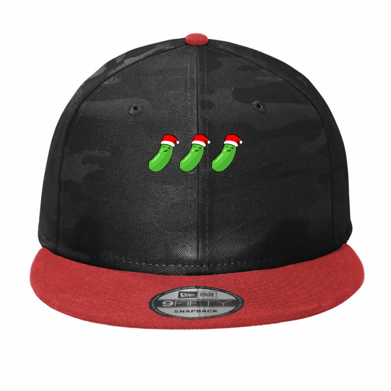 Christmas Pickles Camo Snapback by autlu2024 | Artistshot