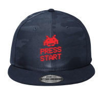 Space Invader Press Start, Space Invaders Camo Snapback | Artistshot