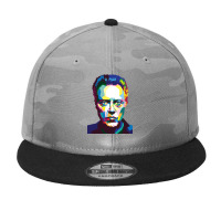 Christoper Walken In Wpap Pop Art Style Camo Snapback | Artistshot