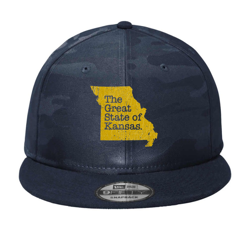 The Great State Camo Snapback by tanahlampang | Artistshot