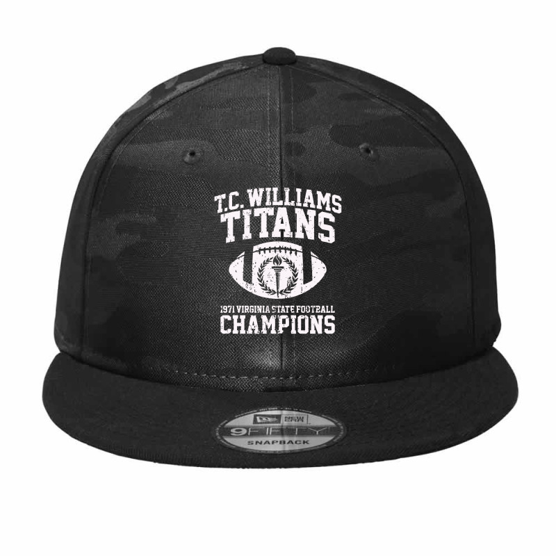 T.c. Williams Titans 1971 Football Champions Remember The Titans Camo Snapback | Artistshot