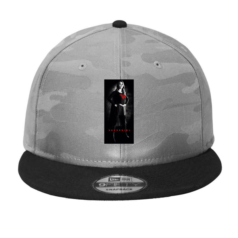 Supergirl, Supergirl Noir Camo Snapback | Artistshot