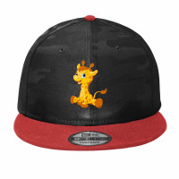 Giraffe Jungle Animal Camo Snapback | Artistshot