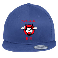 Happy Dog Vaccinated   Vaccinated Flat Bill Snapback Cap | Artistshot