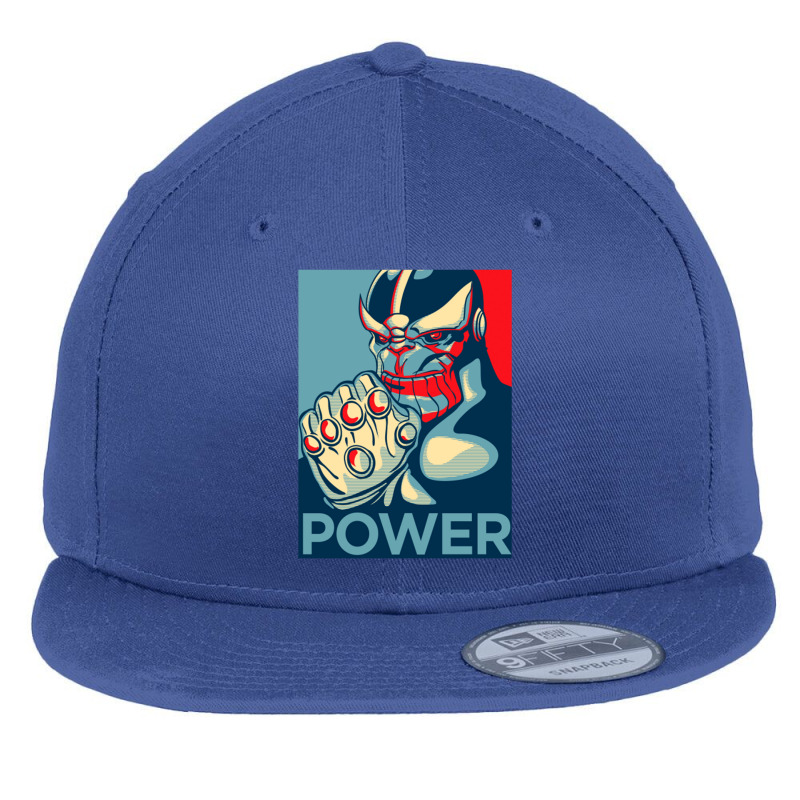 Power Flat Bill Snapback Cap by kabarkabur | Artistshot