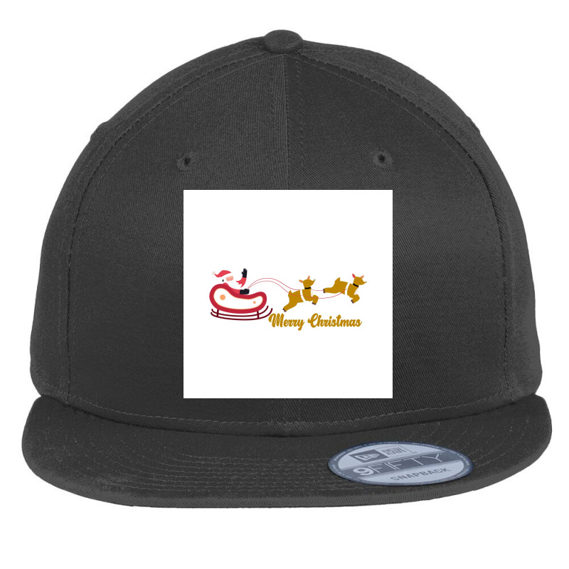 Merry Christmas & Happy New Year Tshirt Flat Bill Snapback Cap | Artistshot