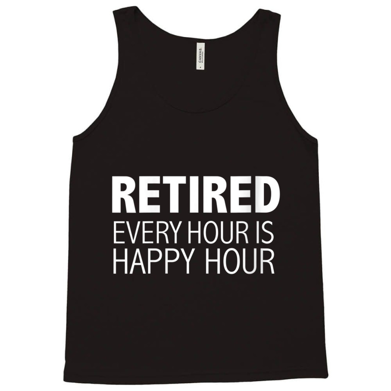 Every Hour Is Happy Hour Basic Tank Top by Vivu991 | Artistshot