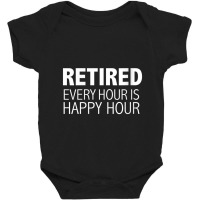 Every Hour Is Happy Hour Basic Baby Bodysuit | Artistshot