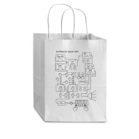 Modular Synthesizer For Electronic Musician T Shirt Cub Paper Bag - 8 X 4 1/2 X 10 1/4 | Artistshot