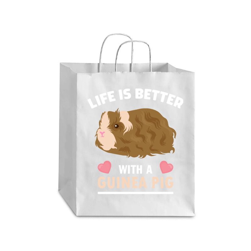 Life T Shirt Life Is Better With A Guinean Pig T Shirt Debie Paper Bag - 10 X 5 X 13 | Artistshot