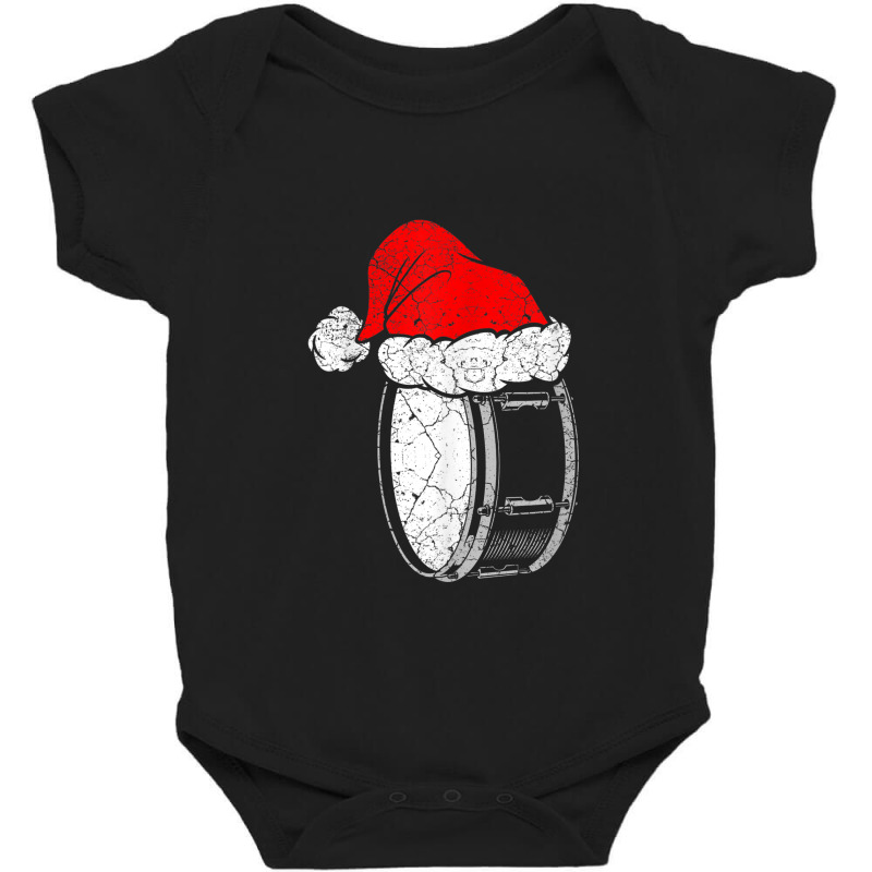 Christmas Musician Drummer Santa Instrument Music Baby Bodysuit by LemonJack | Artistshot