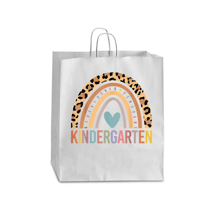 Kindergarten Rainbow Girls Boys Teacher Team Kinder Squad T Shirt Queen Paper Bag - 16 X 6 X 19 1/4 | Artistshot