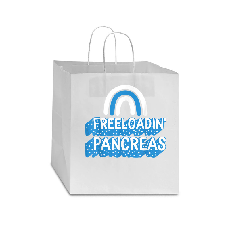 Diabetes Awareness Freeloadin Pancreas Type One Insulin Depe T Shirt Star Paper Bag - 13 x 7 x 13 by gillanbepicaia | Artistshot