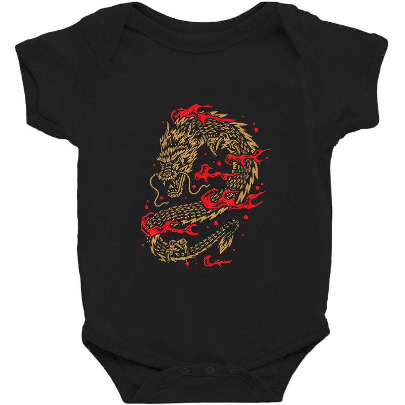 Chinese Dragon Baby Bodysuit | Artistshot