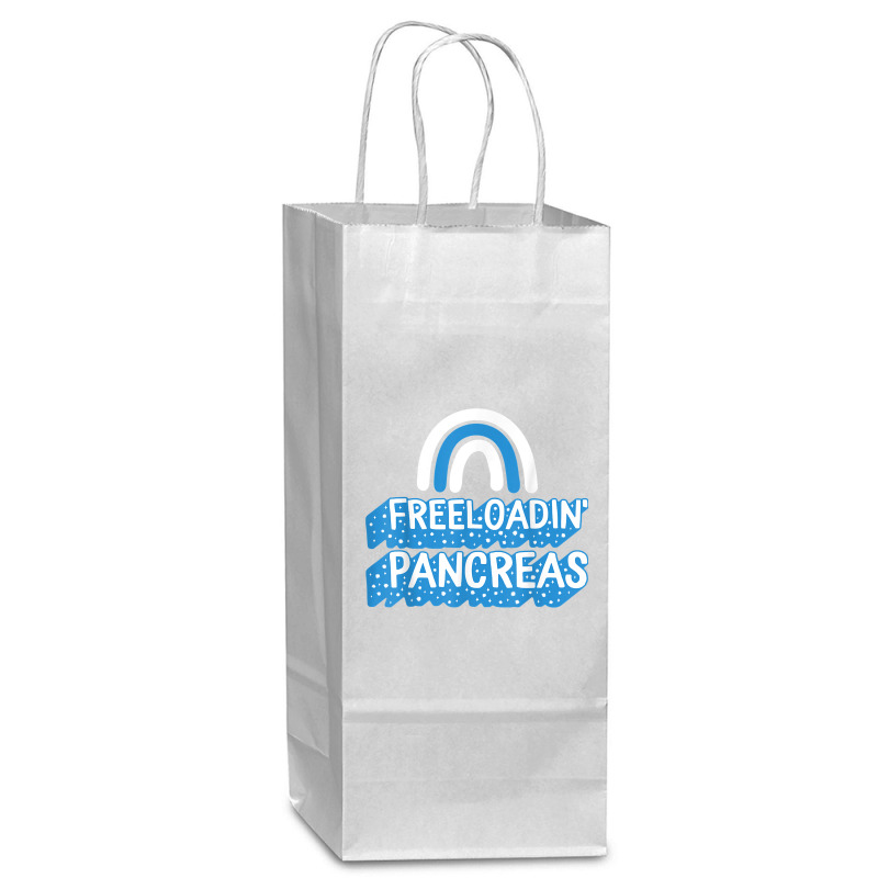 Diabetes Awareness Freeloadin Pancreas Type One Insulin Depe T Shirt Wine Paper Bag - 5 1/2 x 3 1/4 x 13 by gillanbepicaia | Artistshot