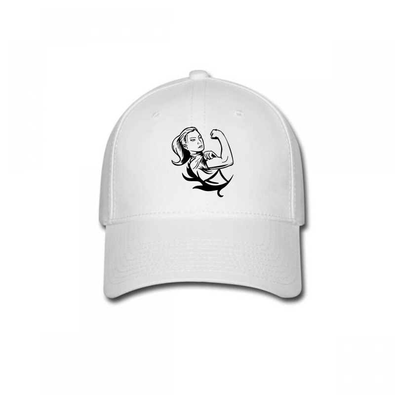 Woman Strong Baseball Cap by cosmicskulles | Artistshot