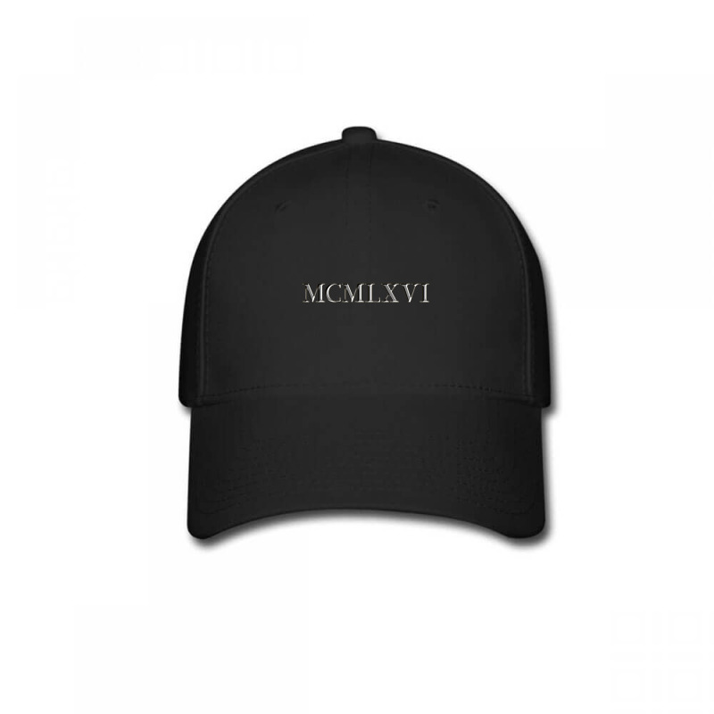 Roman Numeral 1966 Baseball Cap by waktudzuhur | Artistshot