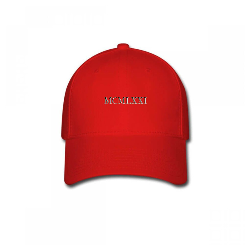 Roman Numeral 1971 Baseball Cap by waktudzuhur | Artistshot