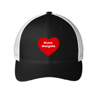 Love Mongolia, Hashtag Heart, Love Mongolia Mesh Cap | Artistshot