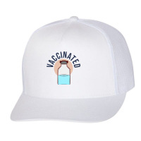 Vaccinated, I Am Vaccinated, Vaccines, Vaccinate Trucker Cap | Artistshot