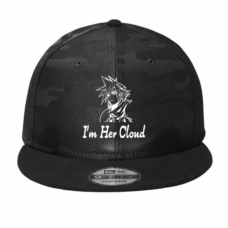 I'm Her Cloud  Final Fantasy Camo Snapback by miriamdunca | Artistshot