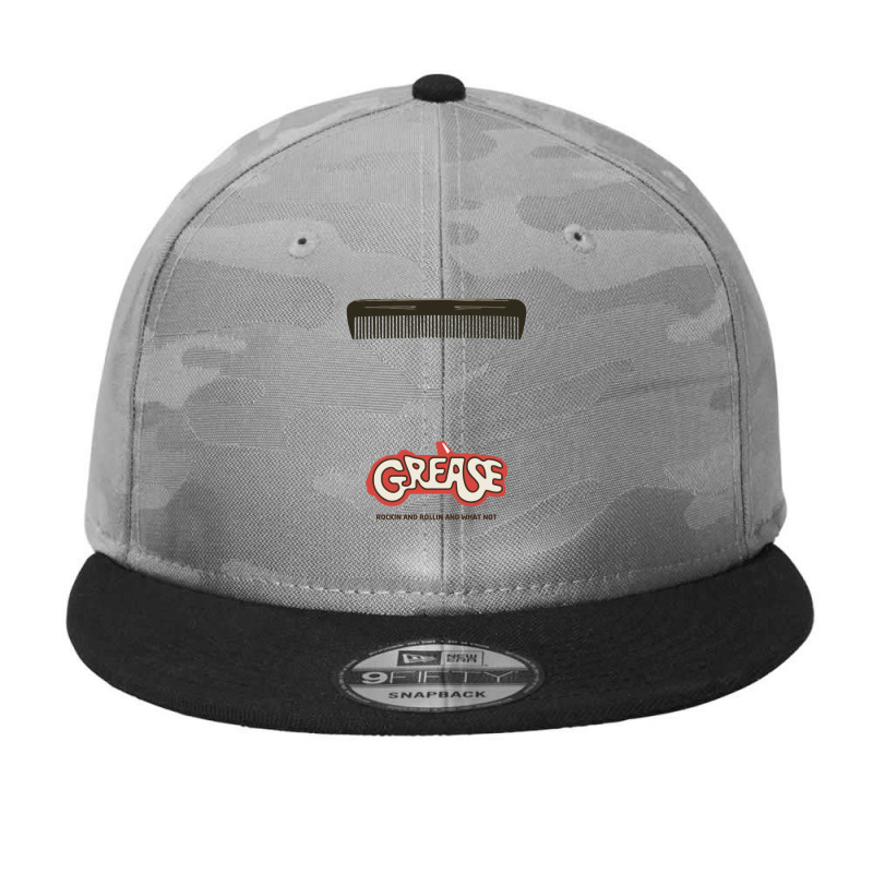 Grease Comb Movie Camo Snapback by baikteman | Artistshot