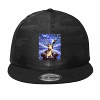 Cat Kitty Game Playing Gaming Gamer, Laser Lightning, Funny Camo Snapback | Artistshot