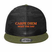 Carpe Diem Camo Snapback | Artistshot