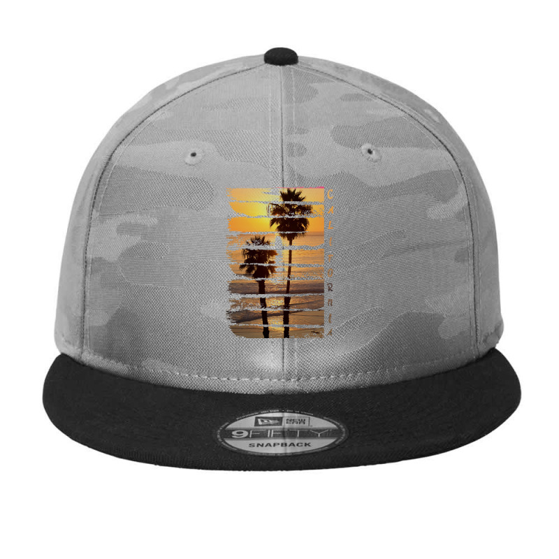 California Beach Paradise T  Shirtcalifornia Beach Vibes Summer Idea T Camo Snapback by delmer | Artistshot