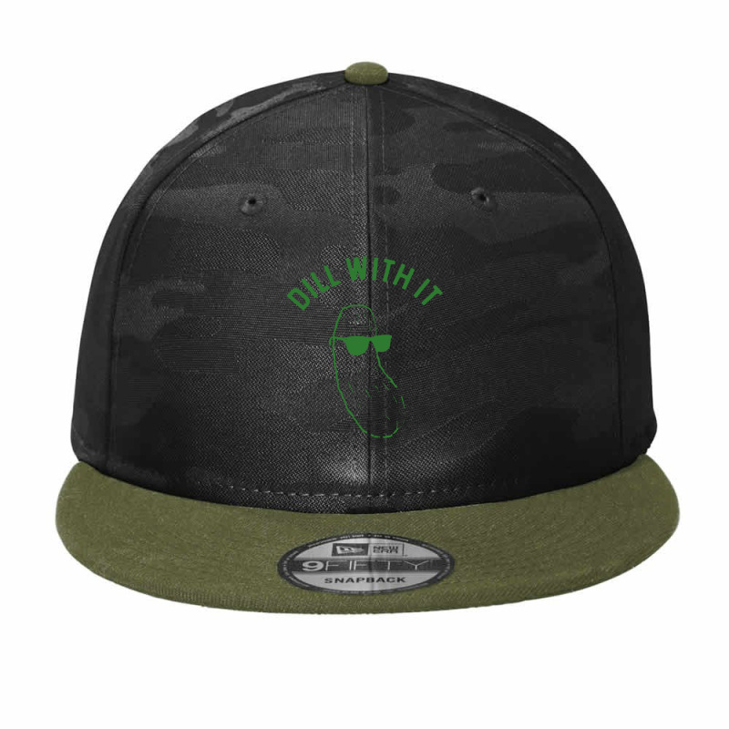 Dill Pickle Camo Snapback by Nindy Tees | Artistshot