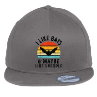 I Like Bats Flat Bill Snapback Cap | Artistshot