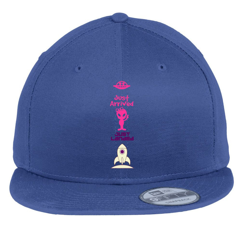 Just Arrived Just Landed Alien Flat Bill Snapback Cap by KENZU | Artistshot