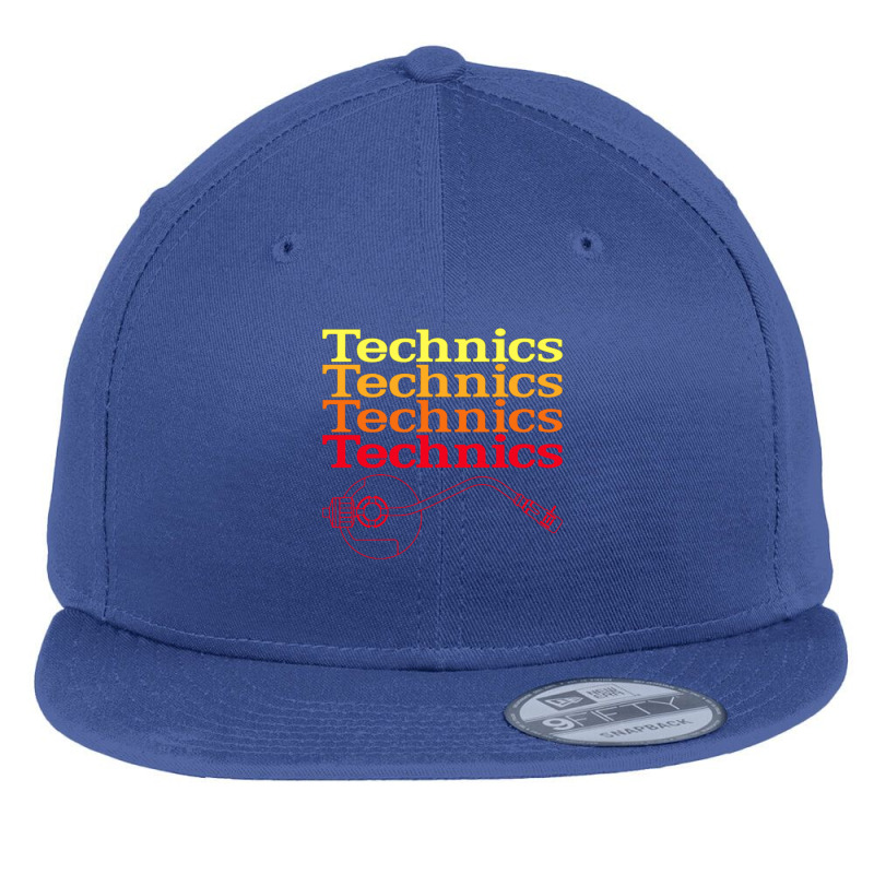 Technics 1 Dance Electronic Flat Bill Snapback Cap by galuh rarasati | Artistshot