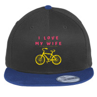 I Love My Wife Flat Bill Snapback Cap | Artistshot