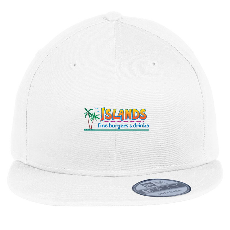 Resto, Islands Burgers Flat Bill Snapback Cap | Artistshot