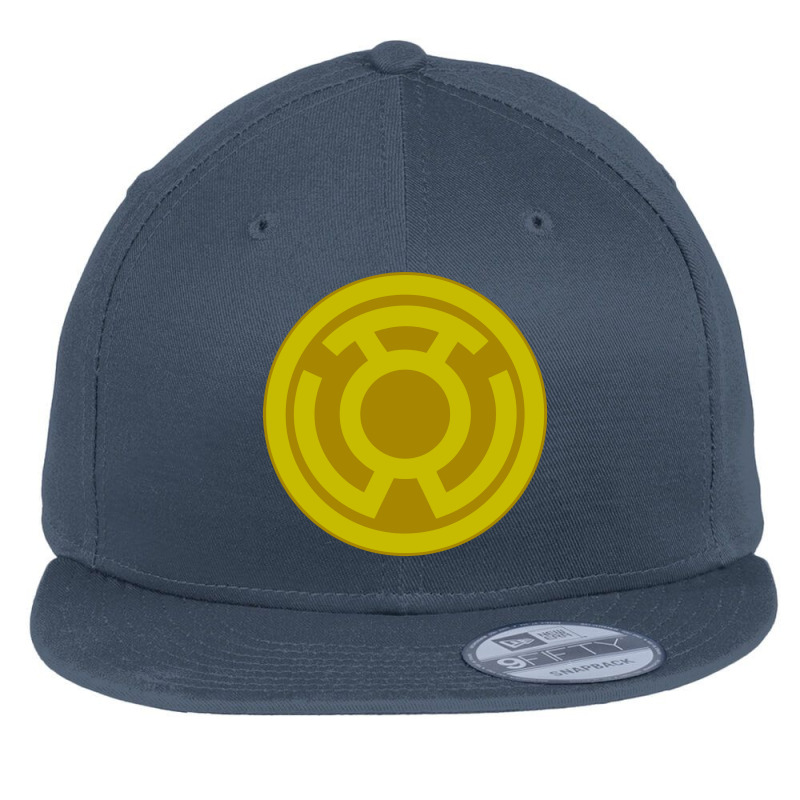 Green Lantern, Yellow Symbol, Flat Bill Snapback Cap | Artistshot