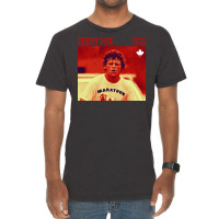 Terry Fox Picture Vintage T-shirt | Artistshot