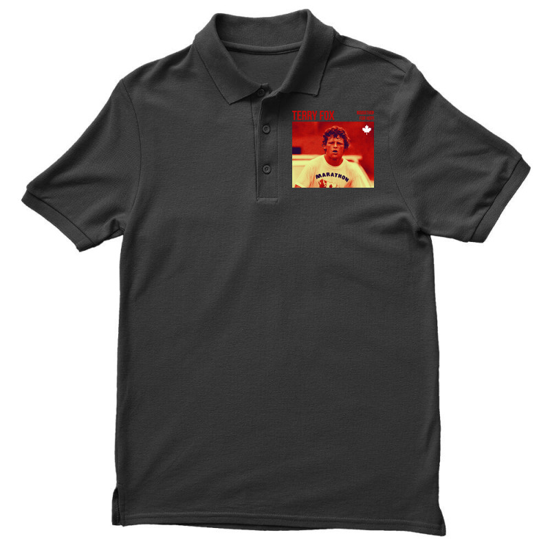 Terry Fox Picture Men's Polo Shirt | Artistshot