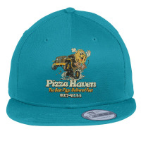 Pizza Haven Delivers Fast, Pizza Flat Bill Snapback Cap | Artistshot