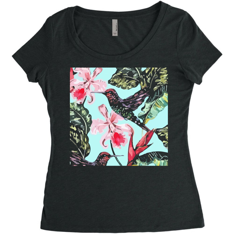 Tropical T  Shirt Tropical Fascinating Unfold T  Shirt Women's Triblend Scoop T-shirt by vivienneschulist149 | Artistshot