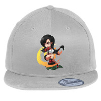 Tifa Cute Chibi Anime Final Fantas Flat Bill Snapback Cap | Artistshot