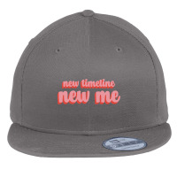 New Timeline New Me Umbrella Quotes Flat Bill Snapback Cap | Artistshot