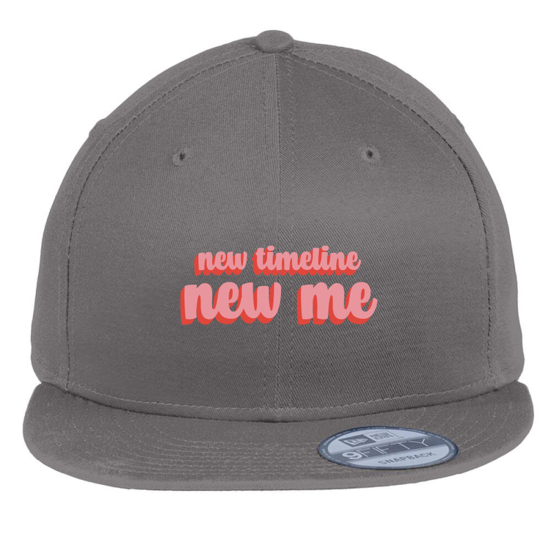 New Timeline New Me Umbrella Quotes Flat Bill Snapback Cap by AliCSpencer | Artistshot