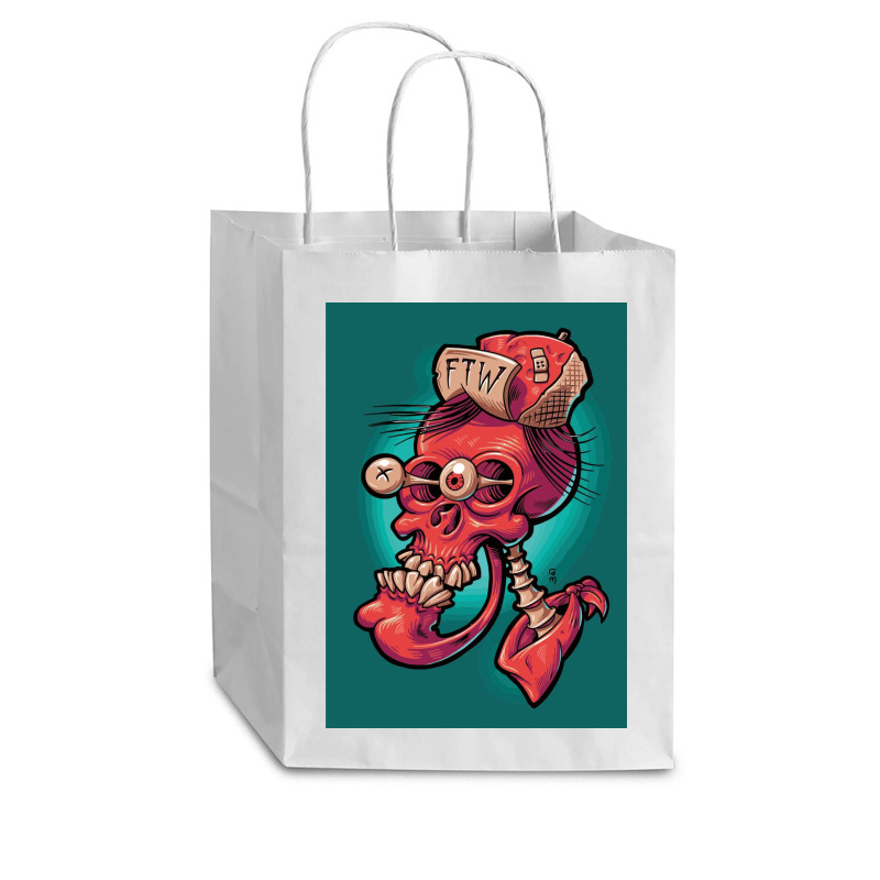 Skullhead Cub Paper Bag - 8 X 4 1/2 X 10 1/4 | Artistshot