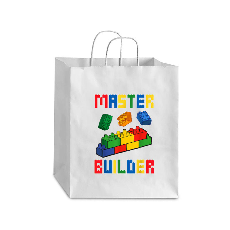 Brick Builder Funny Blocks Building Master Builder Toys Kids Debie Paper Bag - 10 X 5 X 13 | Artistshot